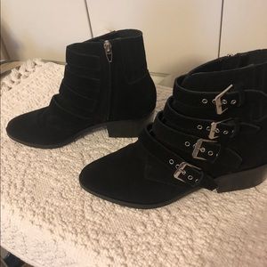 Dolce Vita suede buckle bootie